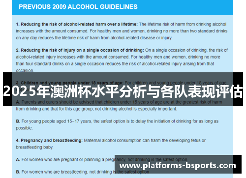 2025年澳洲杯水平分析与各队表现评估