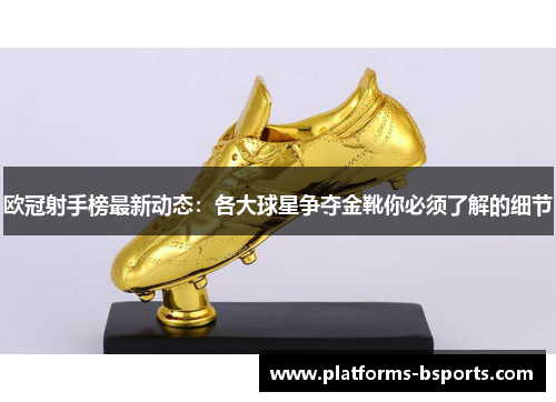 欧冠射手榜最新动态：各大球星争夺金靴你必须了解的细节